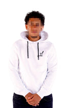 LIMITED EDITION 
WHITE "MAKTUB" Slim Fit Hoodie