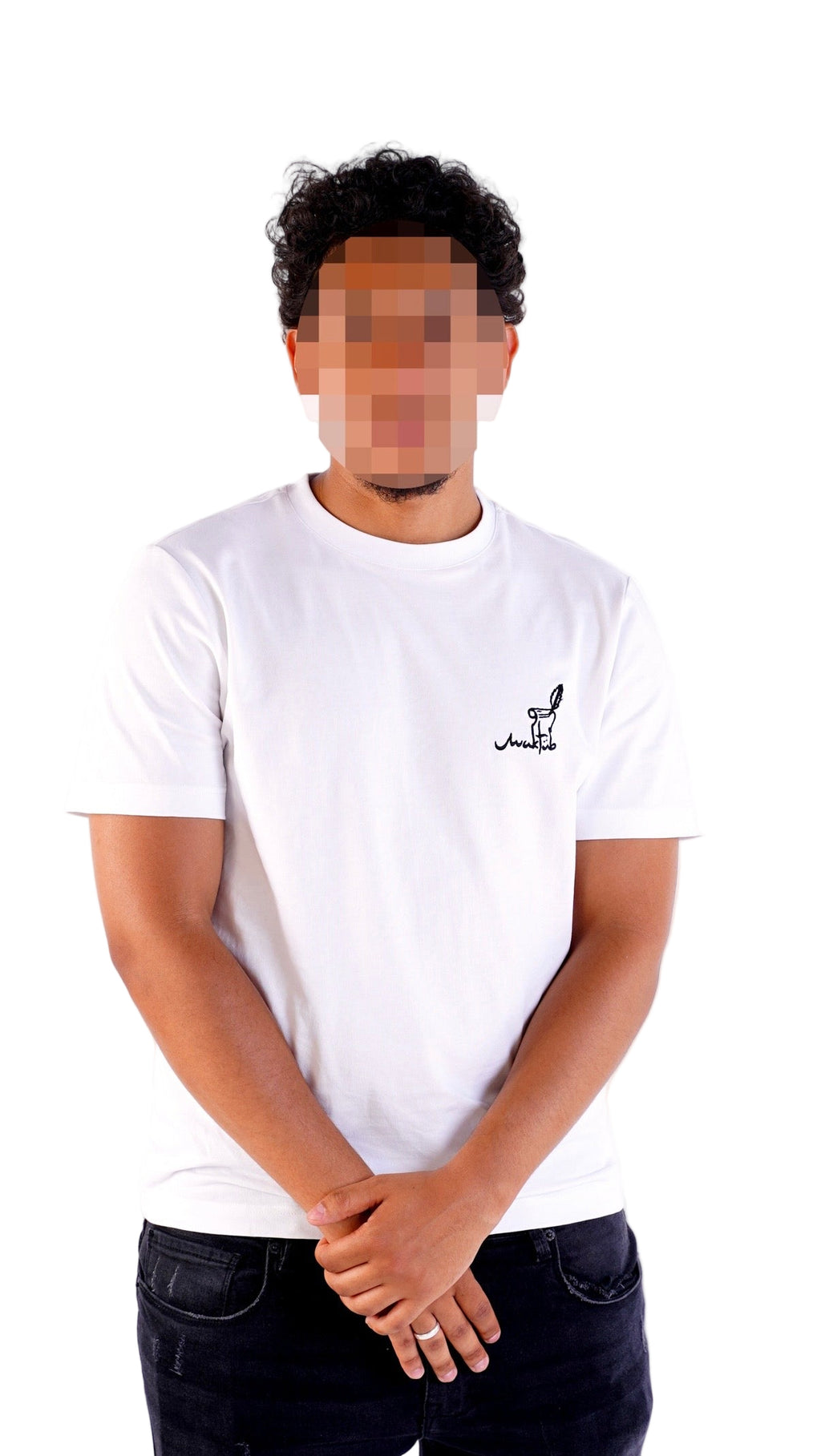 LIMITED EDITION 
WHITE "MAKTUB" T-SHIRT